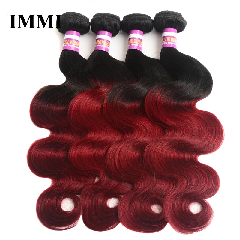Drop Shipping 100% Human Hair Bundles with Closure 4/27 Ombre Color Bone Straight Virgin Human Hair with Closure