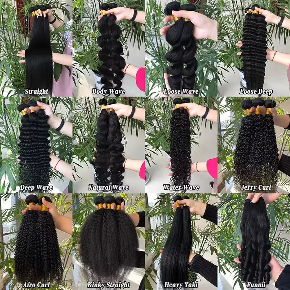 Human Hair Wave Bundles,Loose Deep Curly Body Wave Virgin Hair Hair Extension 100% Raw Virgin Brazilian 3 Pieces 8~30 Inch 10A