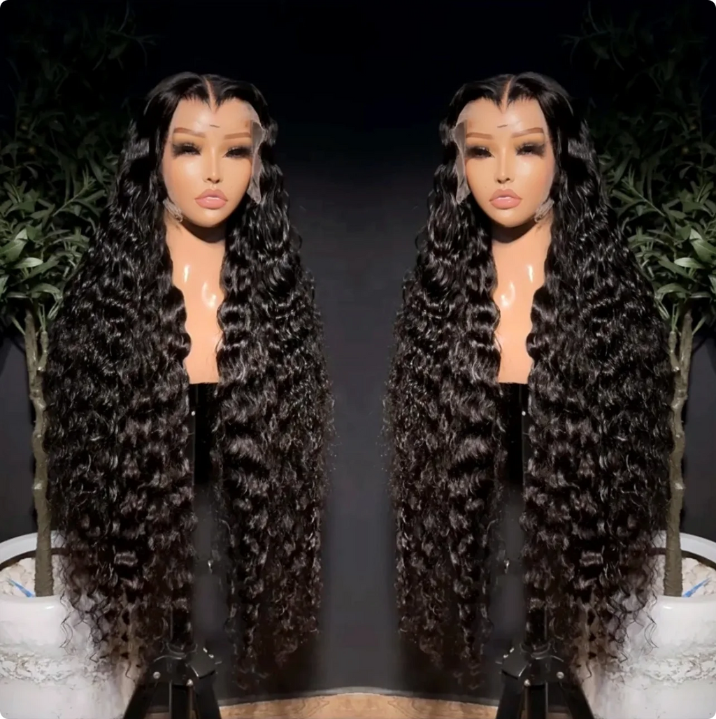 YELO RTS Burmese Curly Wave 13x4 Human Hair Indian Wig 200% Raw Virgin Hair Deep Curly Wig for Black Women Natural Wave