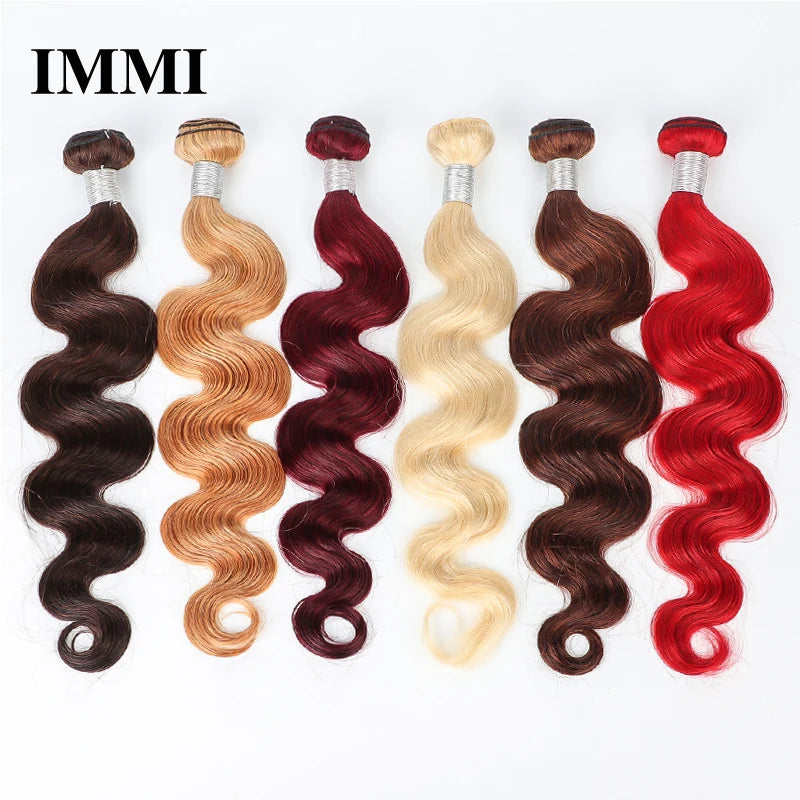 Drop Shipping 100% Human Hair Bundles with Closure 4/27 Ombre Color Bone Straight Virgin Human Hair with Closure