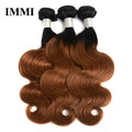 Drop Shipping 100% Human Hair Bundles with Closure 4/27 Ombre Color Bone Straight Virgin Human Hair with Closure