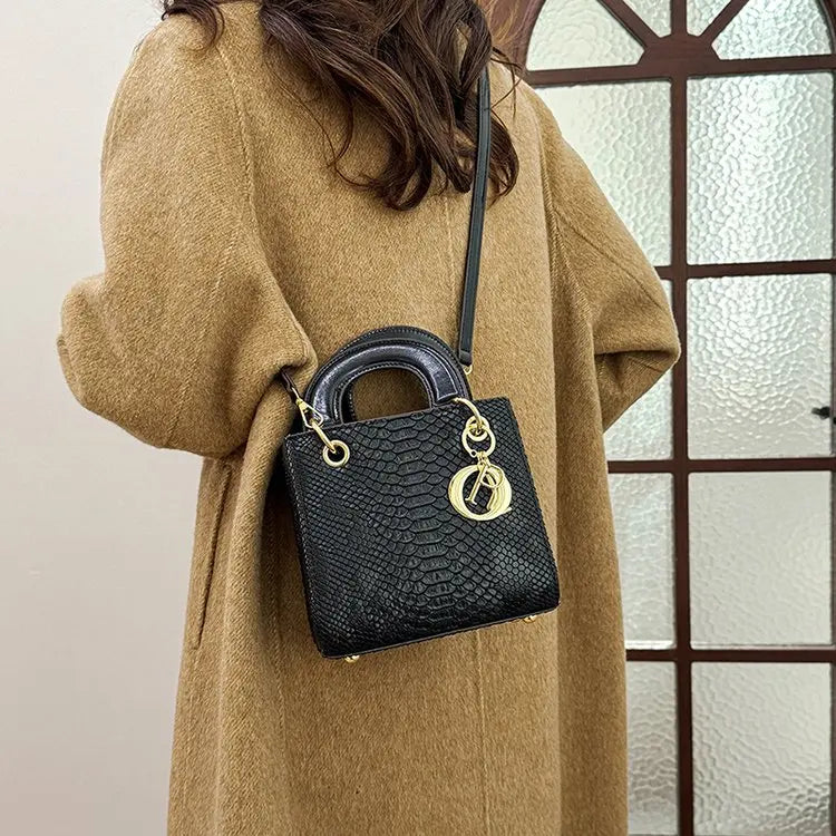 Elegant Crossbody Ladies Hand Bag High-end Luxury Leather Popular Classic Casual Simple Vintage Trendy Design Commuter Tote Bag