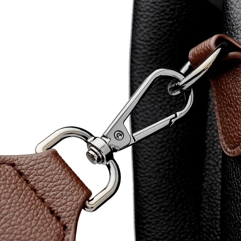 Elegant Women's Handbag Unique Handle Design Featuring a Stylish Pattern Spacious Interior  Adjustable Strap Functionality