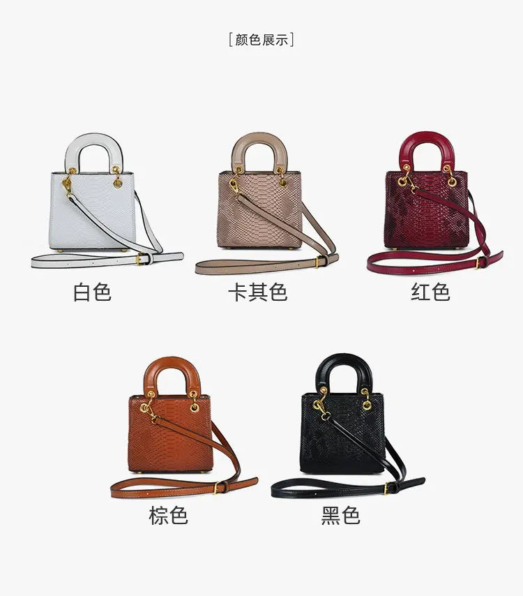 Elegant Crossbody Ladies Hand Bag High-end Luxury Leather Popular Classic Casual Simple Vintage Trendy Design Commuter Tote Bag