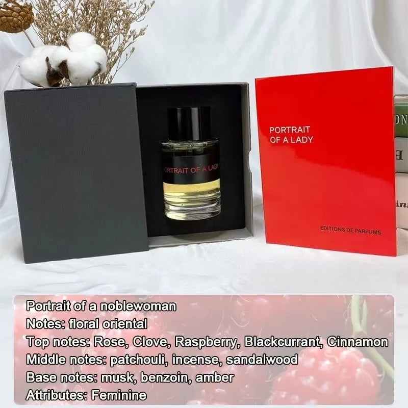 100ml Brand Portrait of a noblewoman Women Perfume Lasting Woody Flora Cologne Men Fragrance Pheromone Dating Everyday Perfume Unisex