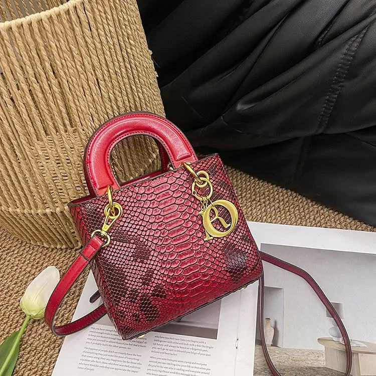 Elegant Crossbody Ladies Hand Bag High-end Luxury Leather Popular Classic Casual Simple Vintage Trendy Design Commuter Tote Bag